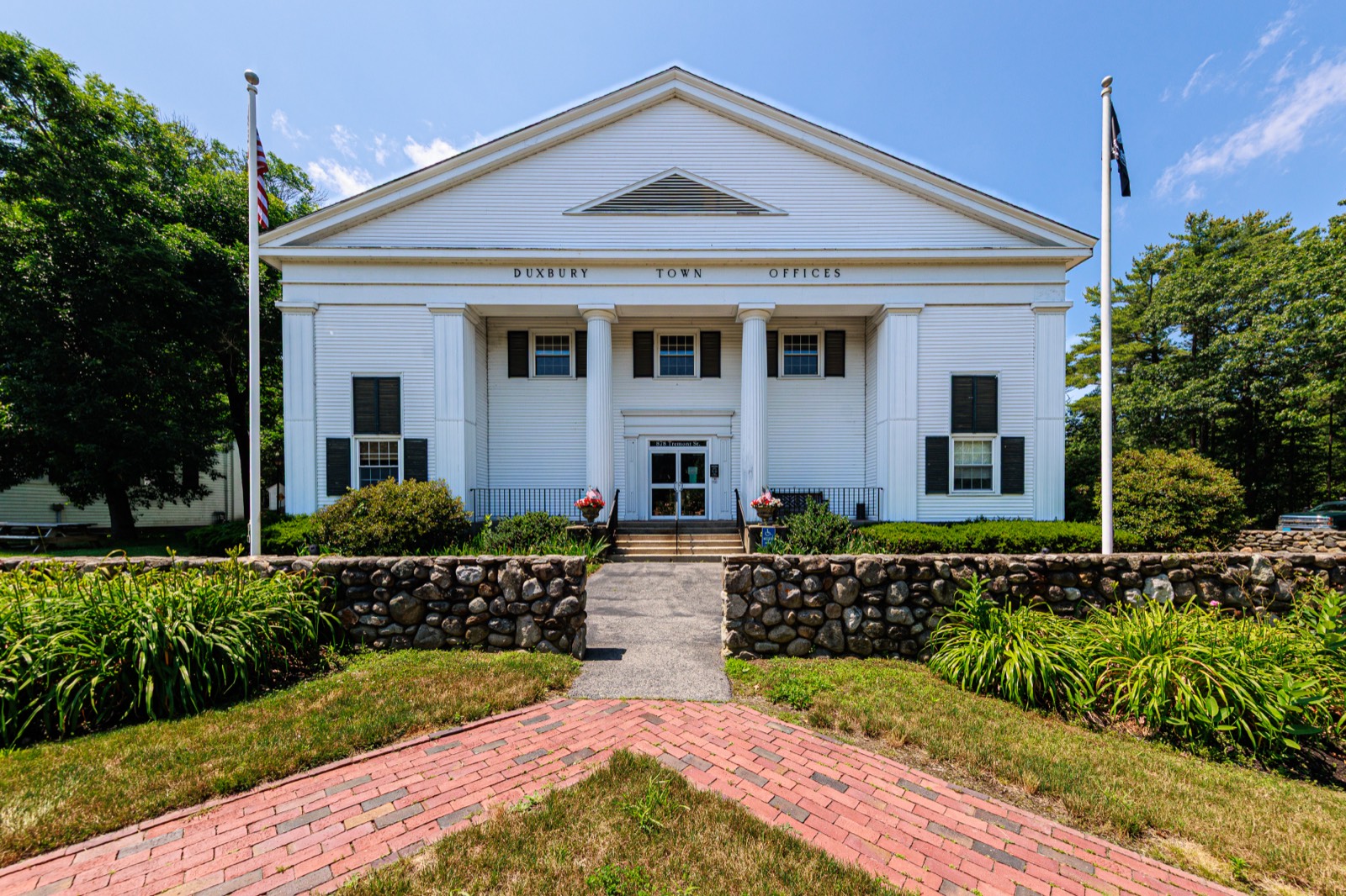 Duxbury Town Hall in Duxbury, Massachusetts